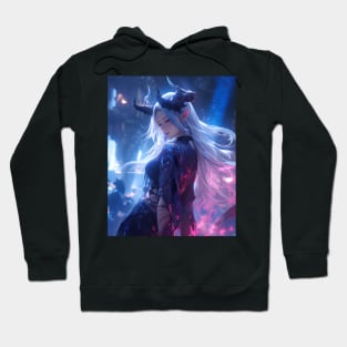 A Demon girl from hell Hoodie